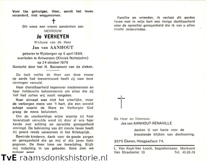 Jo Verheyen  Jan van Aanhout