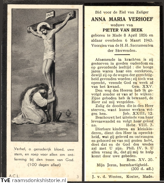 Anna Maria Verhoef Pieter van Beek