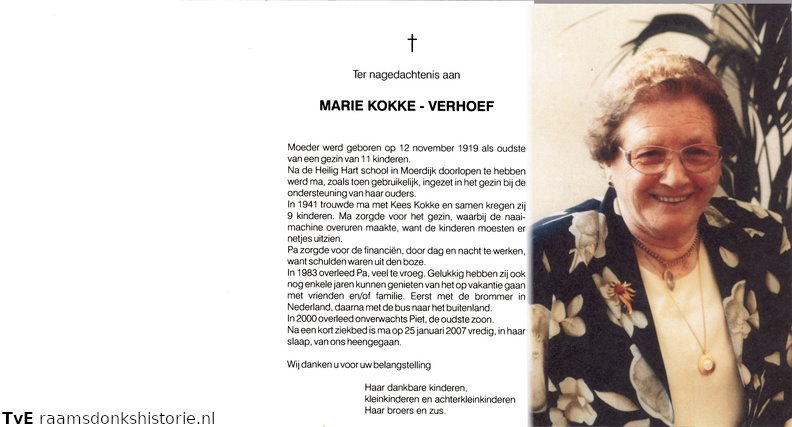 Marie Verhoef  Kees Kokke