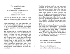 Adriana Catharina Verkooijen  Jacobus van Meel