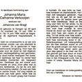 Johanna Maria Catharina Verkooijen  Johannes van Bragt