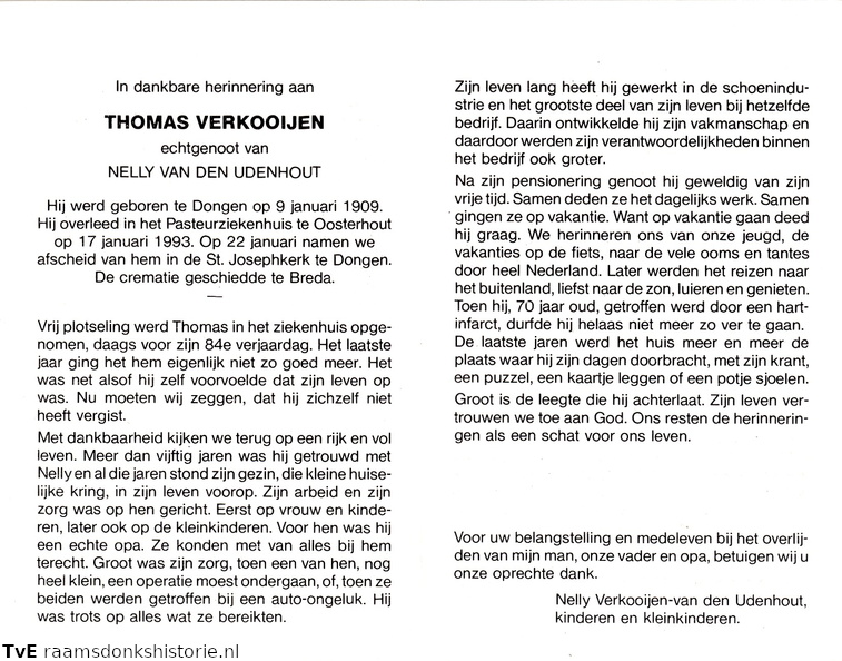 Thomas Verkooijen  Nelly van den Udenhout