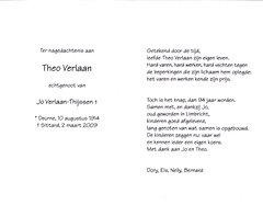 Theo Verlaan  Jo Thijssen