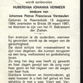 Huberdina Johanna Vermeer  Johannes Petrus Franciscus Vermeulen