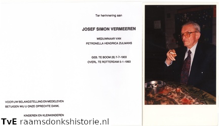 Josef Simon Vermeeren Petronella Hendrica Zijlmans