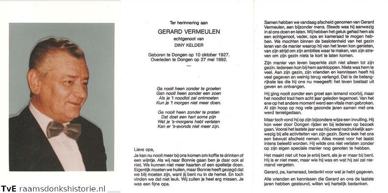 Gerard Vermeulen  Diny Kelder