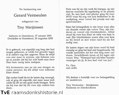 Gerard Vermeulen  Tiny Marijnissen
