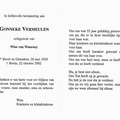 Gonneke Vermeulen  Wim van Wanrooy