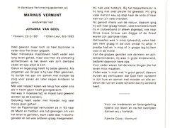 Marinus Vermunt Johanna van Gool