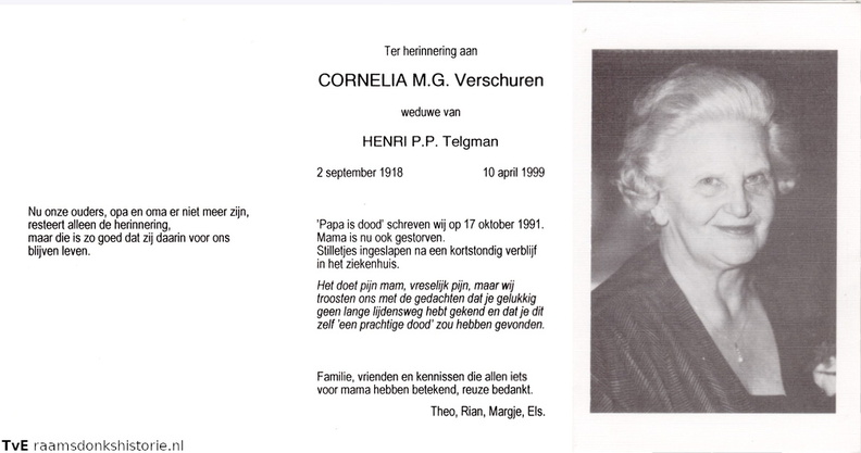 Cornelia M.G. Verschuren  Henri P.P. Telgman