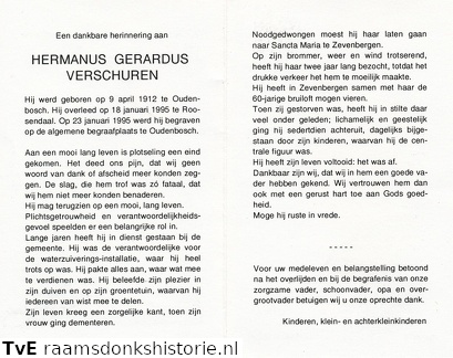Hermanus Gerardus Verschuren