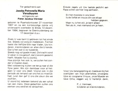Jacoba Petronella Maria Verschuuren  Pieter Jacobus Vermeer