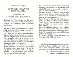 Cornelis Johannes Verstraten Johanna Maria Bastiaanssen