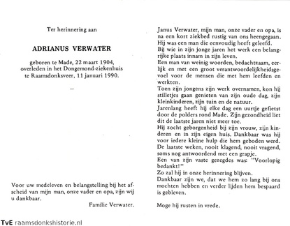 Adrianus Verwater