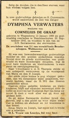 Dymphna Verwaters  Cornelius de Graaf