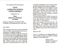 Adriana Maria Verwijmeren  Martinus Johannes van Meer