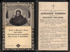 Adrianus Visseren Bastiana Willemse