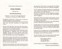 Annie Visseren Antonius Razenberg