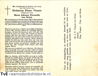 Hubertus Pieter Vissers  Maria Johanna Petronella van Strien