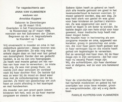 Anna van Vlimmeren  Arnoldus Kuypers