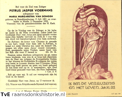 Petrus Jasper Voermans  Maria Margaretha van Dongen