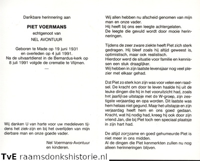 Piet Voermans  Nel Avontuur