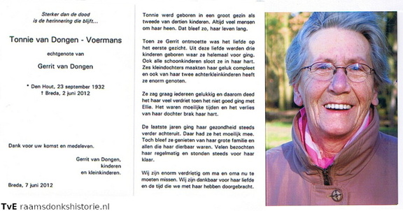 Tonnie Voermans Gerrit van Dongen