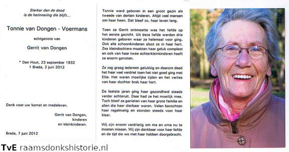 Tonnie Voermans  Gerrit van Dongen