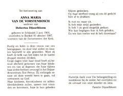 Anna Maria van de Vorstenbosch Hubertus Dijsselbloem