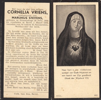 Cornelia Vriens Marijnus Stevens