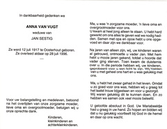 Anna van Vugt  Jan Sestig