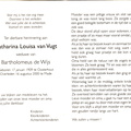 Catharina Louisa van Vugt Bartholomeus de Wijs