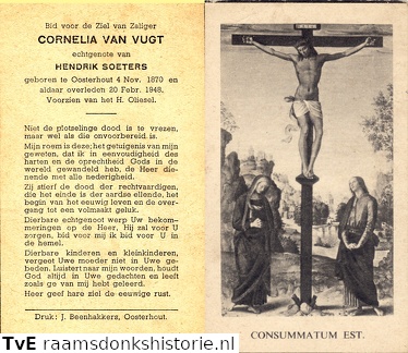 Cornelia van Vugt  Hebdrik Soeters