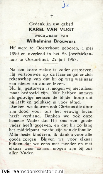 Karel van Vugt Wilhelmina Brouwers