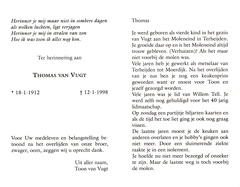 Thomas van Vugt