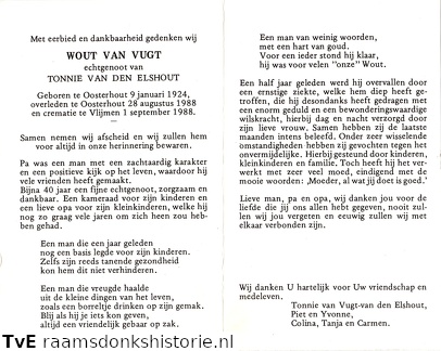 Wout van Vugt  Tonnie van den Elshout