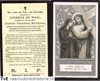 Cornelia de Waal Cornelis Franciscus Michielsen