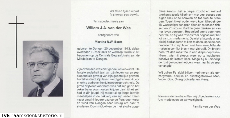 Willem J.A.  van der Wee Martina R.W. Berm