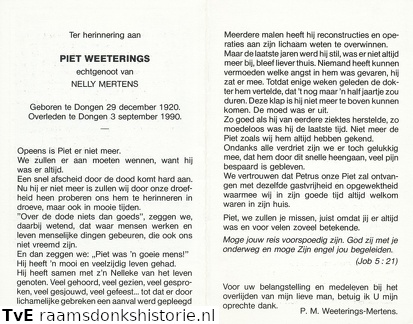 Piet Weeterings Nelly Mertens 