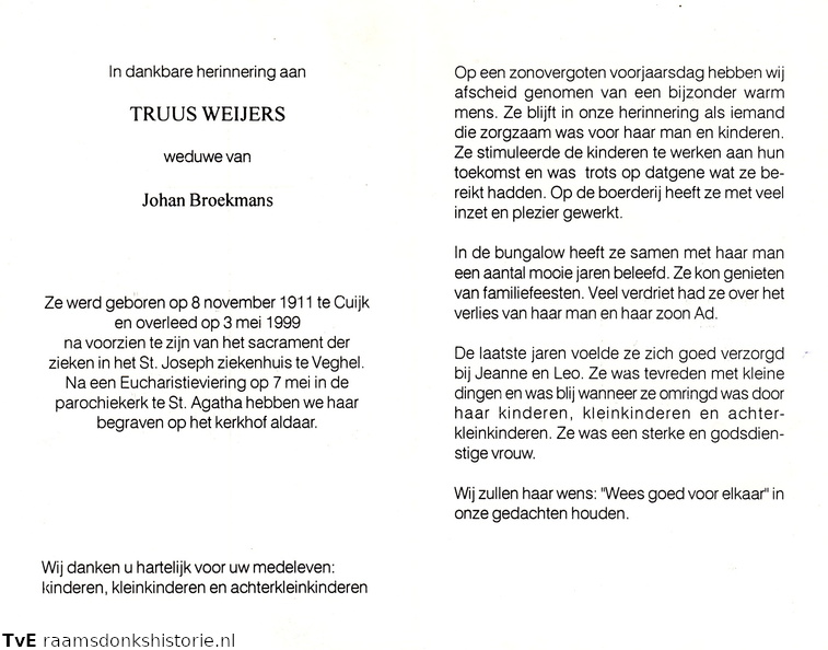 Truus Weijers Johan Broekmans