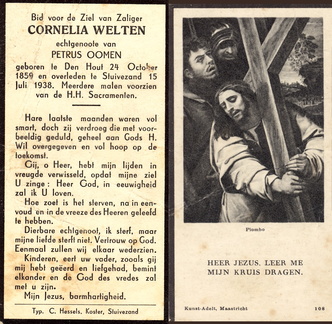 Cornelia Welten Petrus Oomen