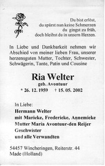 Ria Welter