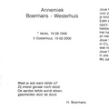Annemiek Westerhuis Wiel Boermans