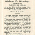 Adrianus Cornelis Weterings Elisabeth de Hoogh