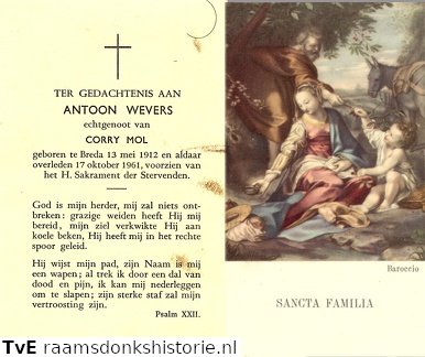 Antoon Wevers Corry Mol