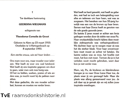 Geerdina Wiegmans Theodorus Cornelis de Groot