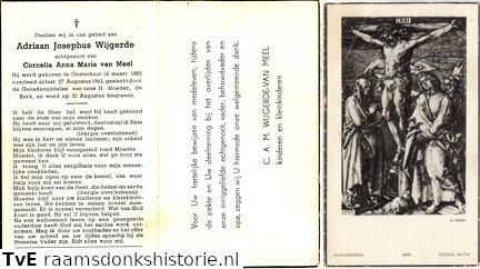 Adriaan Josephus Wijgerde Cornelia Anna Maria van Meel
