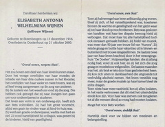 Elisabeth Antonia Wilhelmina Wijnen