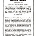 Frederik Wijnen Johanna Wilhelmina Elberse