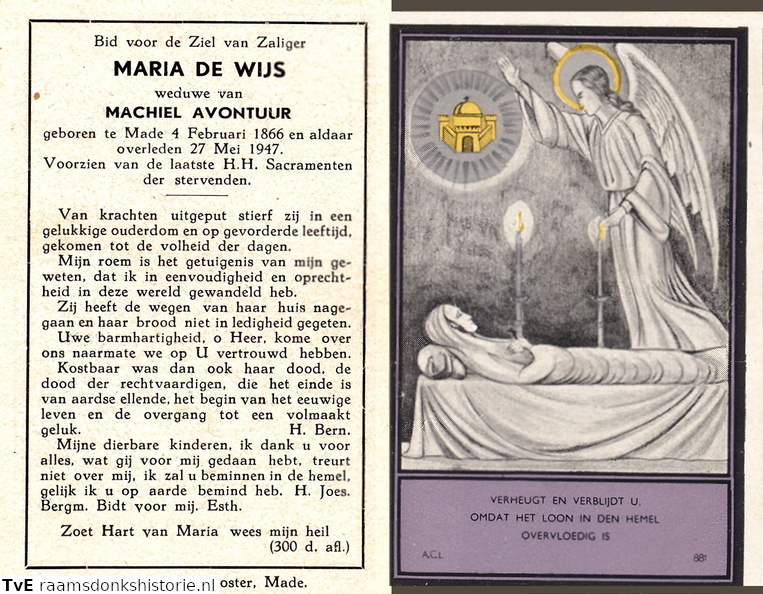 Maria de Wijs Machiel Avontuur